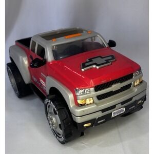 Little Tikes 2006 Rugged Riggz gray / red Chevy Silverado Truck Off Road